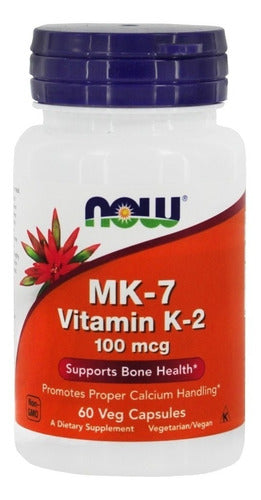 Vitamina K2 (mk7) 100 Mcg. 60 Cápsulas Vegetarianas 
