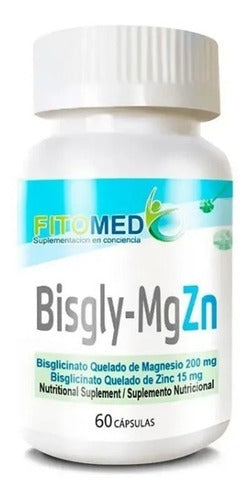 Fitomed Bisgly- (Mg-zn) Magnesio y Zinc 60 Cápsulas