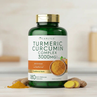 Carlyle - Suplemento Curcumina De Cúrcuma 3000mg 180 Cáps N/a