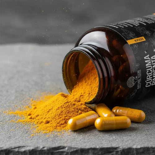 Natural Telchi- Cúrcuma+pimienta 500mg  90cápsulas