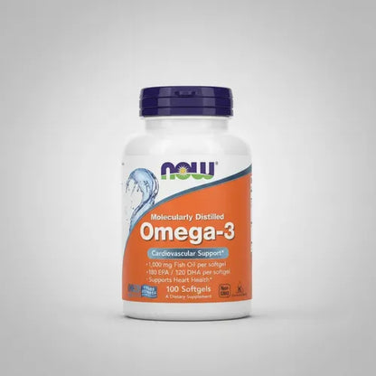 Now Foods - Omega-3, 100 Cápsulas Blandas Omega-3