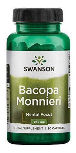 Swanson- Bacopa Monnieri  Enfoque Mental 250mg 90capsulas 