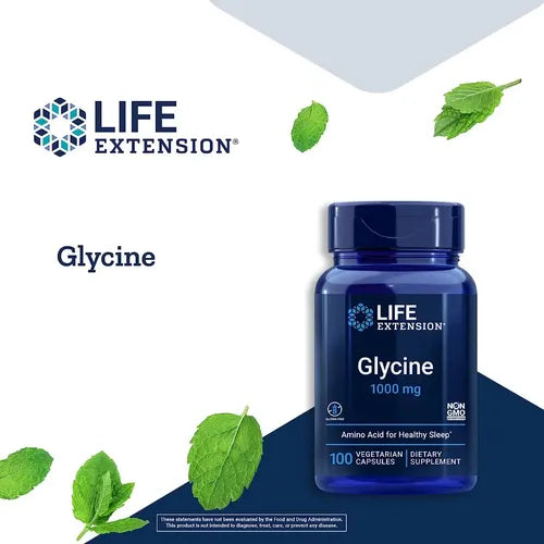 Life Extension - Glicina 1000mg 100caps Sin Sabor