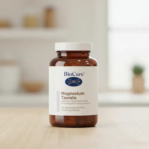 Biocare - Taurato De Magnesio 60 Caps Sin Sabor