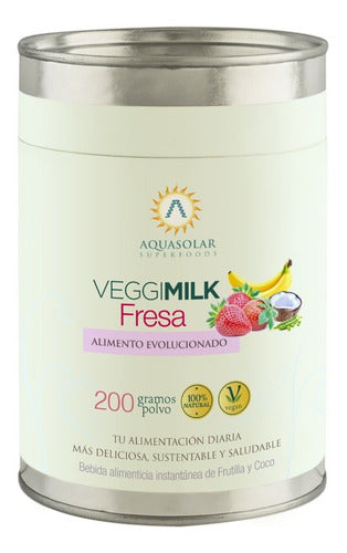 Aquasolar - Veggimilk Fresa 200g