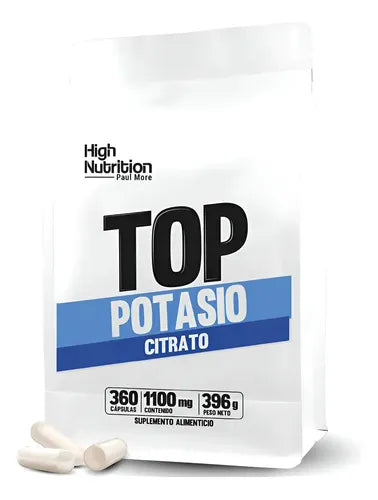 Paul More- Top Potasio Citrato 1100mg 360 Cápsulas