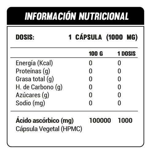 Paul More - Vitamina C1000mg universal  360 Cápsulas