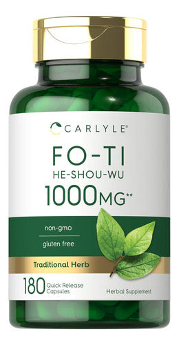 Carlyle - Fo-ti 1000mg 180 Caps Liberación Rápida