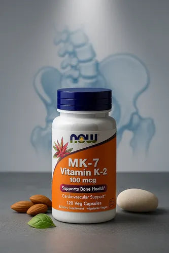 Now Foods - Mk-7 Vitamina K-2, 100 Mcg, 120 Capsulas Veg N/a