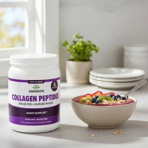 Swanson- Peptidos De Colageno 454gramos Sin Sabor Sin Sabor