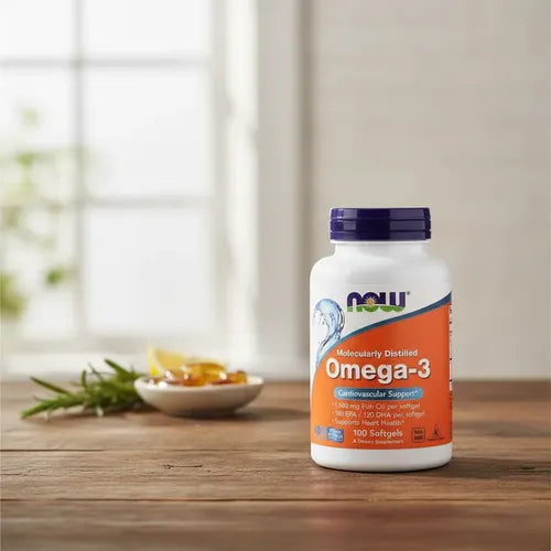 Now Foods - Omega-3, 100 Cápsulas Blandas Omega-3