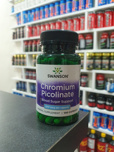 Picolinato De Cromo 200 Mcg/ 100 Caps. Swanson