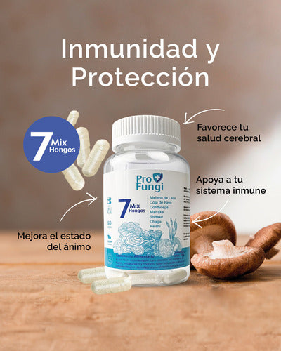 Pro Fungi Mix 7 Hongos Funcionales  Bio Swiss