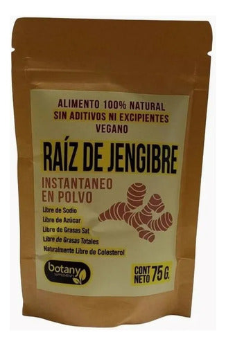 Botany- Raiz De Jengibre En Polvo  Organico 75gramos