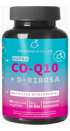Ortomolecular- Coenzima Q10 + D Ribosa 100 Mg-60 Cápsulas
