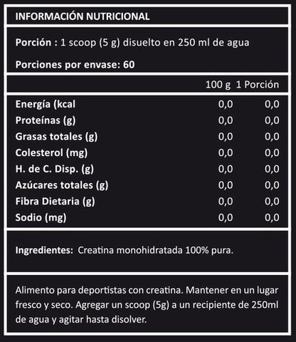 Prote&co - 100% Pura Creatina Monihidratada 300g