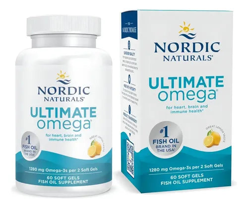 Nordic Naturals - Ultimate Omega 3 1280mg Limón 60capsulas 