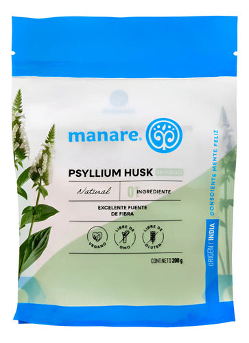 Manare- Psyllium Husk 200 gramos