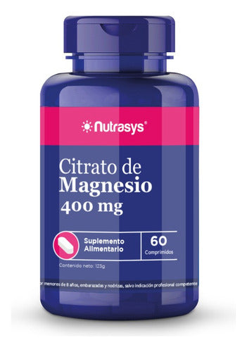Citrato De Magnesio (premium) 400 Mg Sabor Sin Sabor