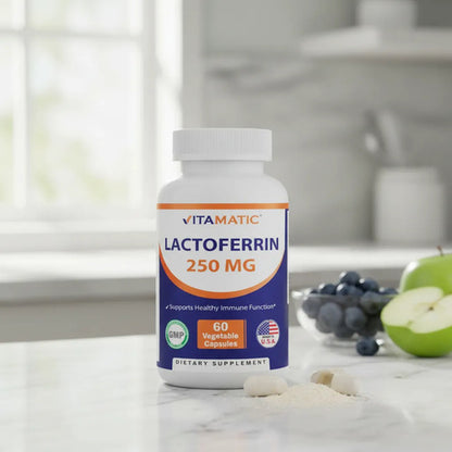 Vitamatic - Lactoferrina 250mg 60 Cápsulas Sin Sabor
