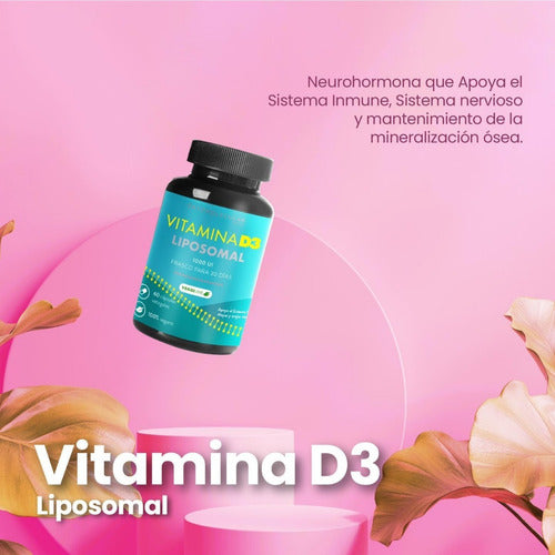 Ortomolecular- Vitamina D3 Liposomal 800UI 60 Cápsulas