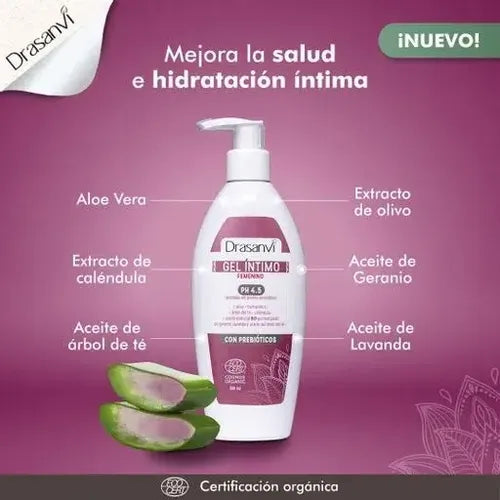 Drasanvi - Gel Intimo Hidratante Y Flora Bacteriana 300 Ml Sin Sabor