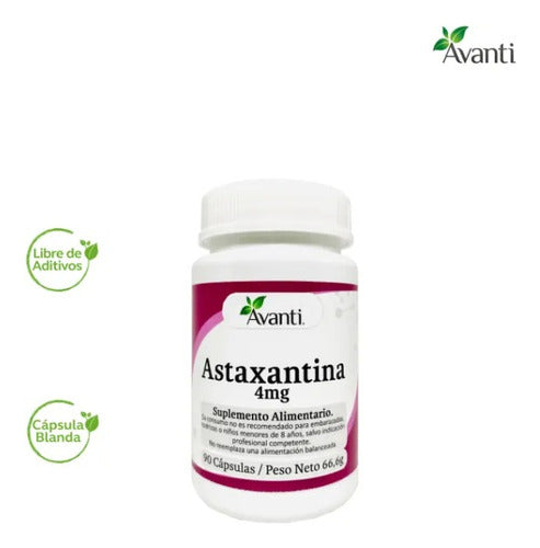 Avanti- Astaxantina 12 Miligramos 90 Cápsulas