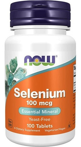 Now Selenio 100 Mcg X 100 Capsulas