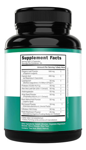 Dorado - Candida Cleanse Detox 60 Caps N/a