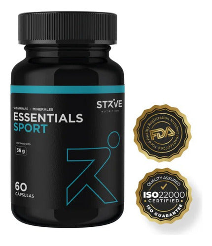 Strive  Nutrition- Essentials Sport (Vitaminas Y Minerales) 60 cápsulas