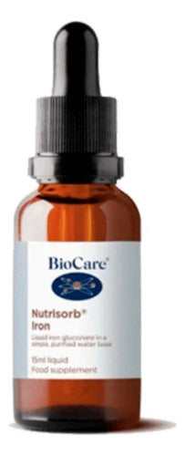 Biocare Nutrisorb Hierro Líquido Globulos Rojo Anemia Fatiga Sabor Sin Sabor