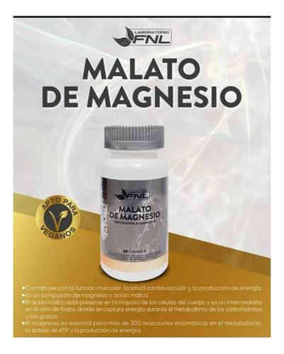 FNL -  Malato De Magnesio 60 Cápsulas