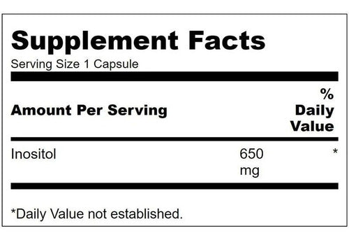 Swanson - Inositol 650mg 100 Cap (sistema Nervioso)