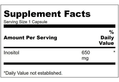 Swanson - Inositol 650mg 100 Cap (sistema Nervioso)