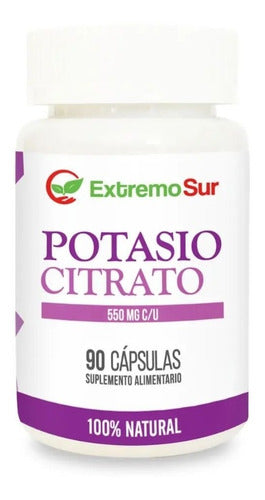 Extremo Sur- Potasio Citrato 550 Miligramos 90 Cápsulas