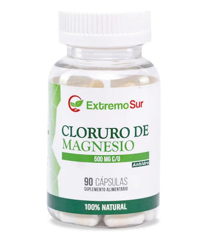 Extremo Sur- Cloruro De Magnesio 500 Miligramos 90 Cápsulas