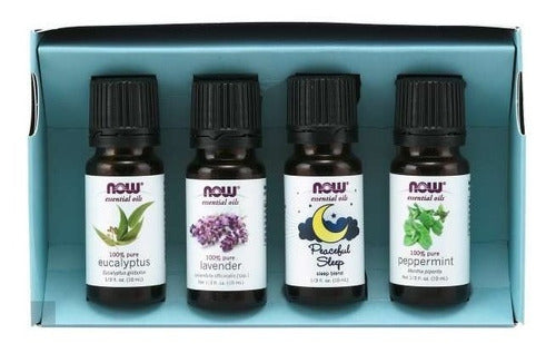 Kit De Aceites Esenciales Now 4 Unidades