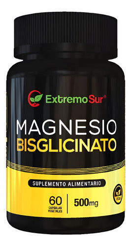 Extremo Sur- Bisglicinato De Magnesio 500 Miligramos 60 Cápsulas