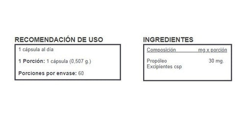 ANC- Propóleo 60 Cápsulas Blandas