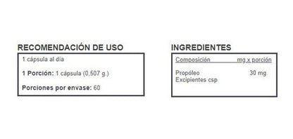 ANC- Propóleo 60 Cápsulas Blandas