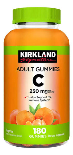 Kirkland- Vitamina C Para Adultos 250 Miligramos 180 Gomitas