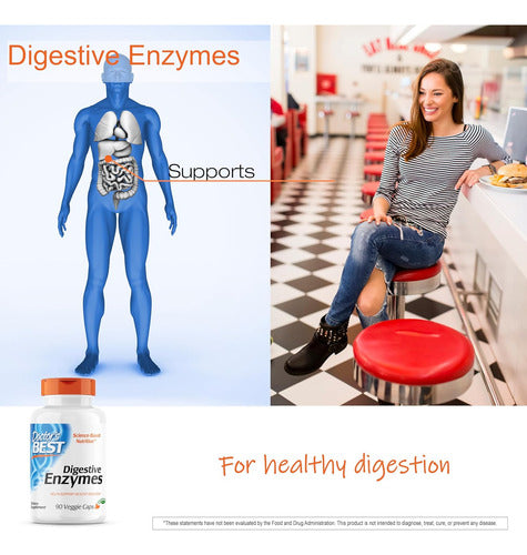Doctor`s Best - Enzimas Digestivas 90 Capsulas