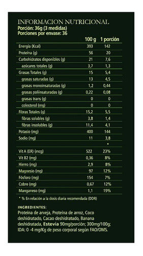 Aguasolar - Veggipro Chocolate 1.320grs Polvo