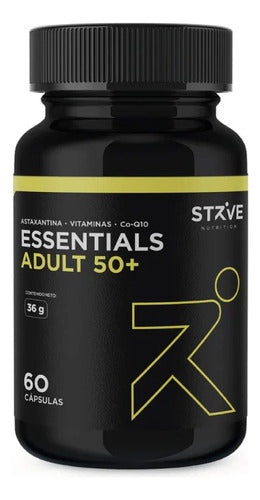 Strive  Nutrition- Essentials - Adult 50+ Multivitamínicos 60cápsulas