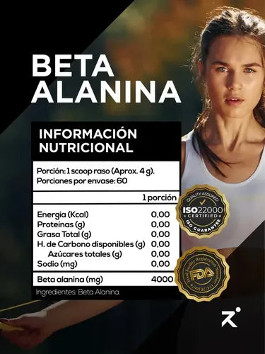 Strive Nutrition- Beta Alanina 240 gramos