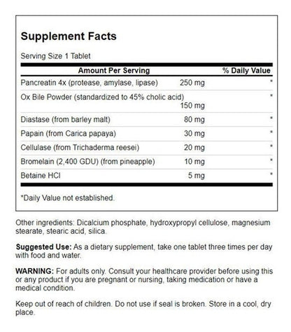 Swanson- Enzimas Digestivas 280mg 90capsulas