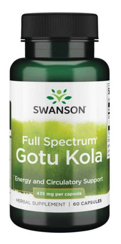 Swanson- Gotu Kola 435mg  Mejora Circulacion 60 Capsulas