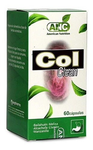 Col Clean Frasco Con 60 Cápsulas En Estuche