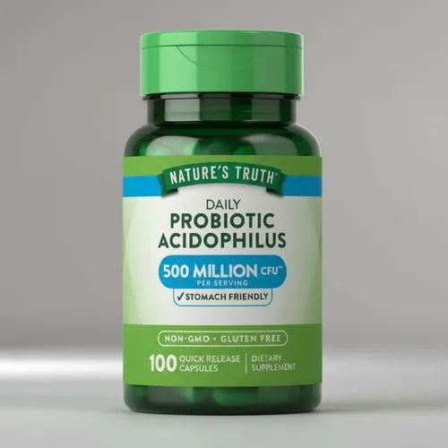 Nature's Truth - Probioticos Acidophilus 100 Capsulas - Sin Sabor