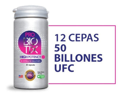 Probiotix High Potency  50 Billones (30 Cápsulas)